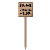 Harry Potter Beware Whomping Willow Yard Sign